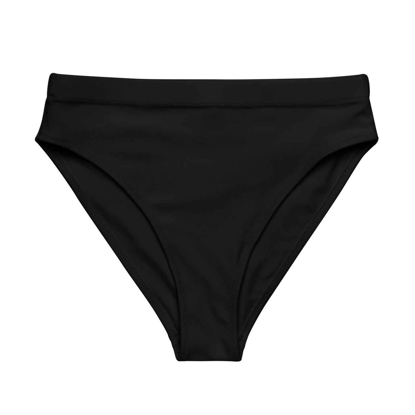 Classic Black PS logo Recycled High-Waisted UPF 50+ Bikini Bottom