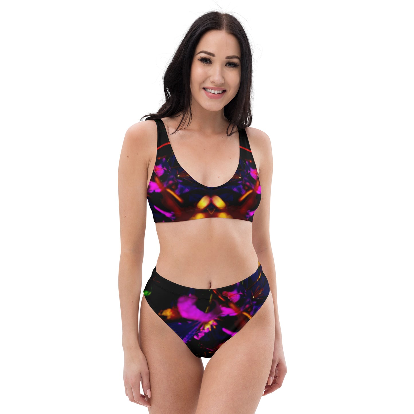 The Beauty of Ingenuity Recycled High Waisted Bikini UPF 50+