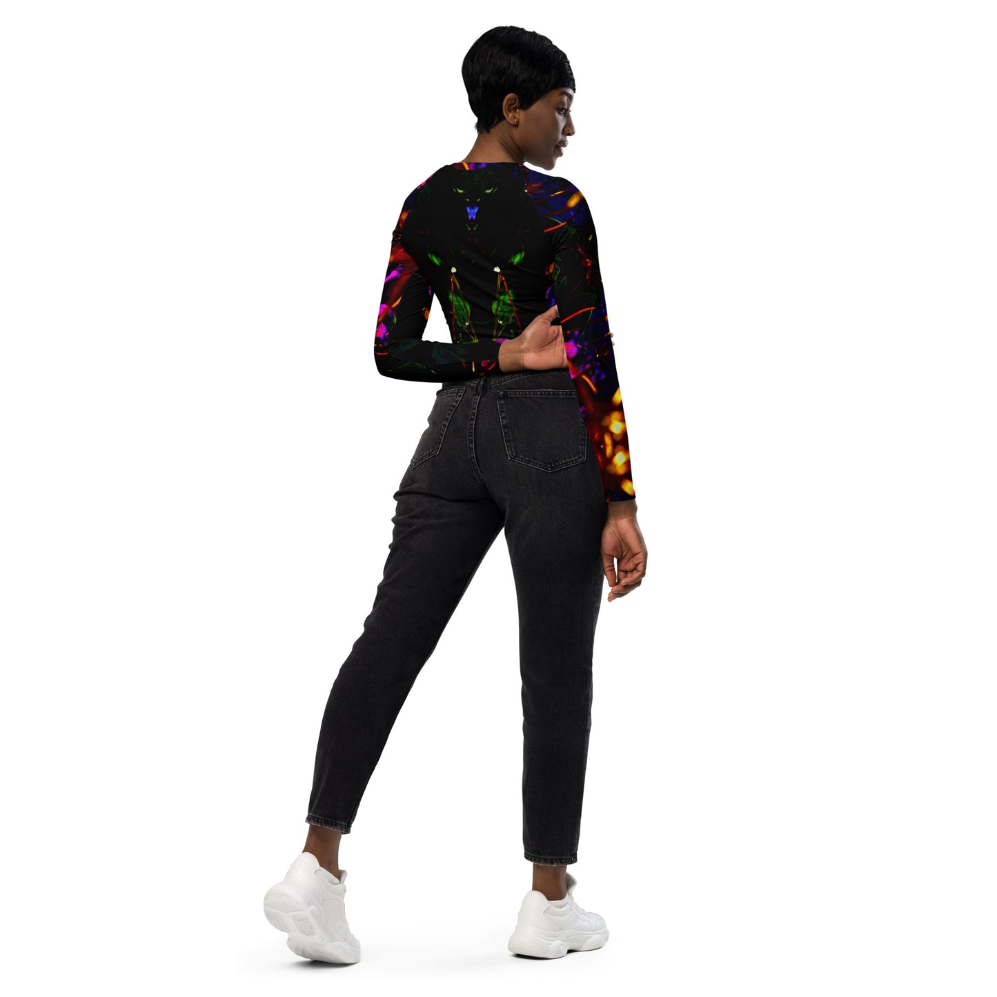 The Beauty of Ingenuity Recycled Long-Sleeve UPF 50+ Crop Top