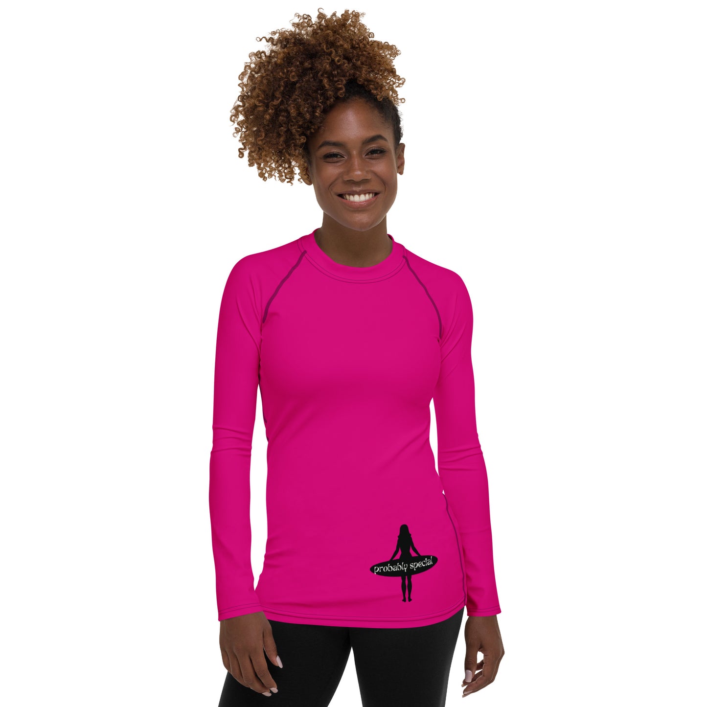 Vibrant Pink UPF+ 50 Rash Guard