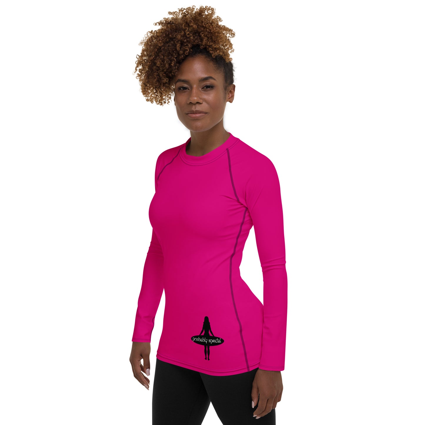 Vibrant Pink UPF+ 50 Rash Guard