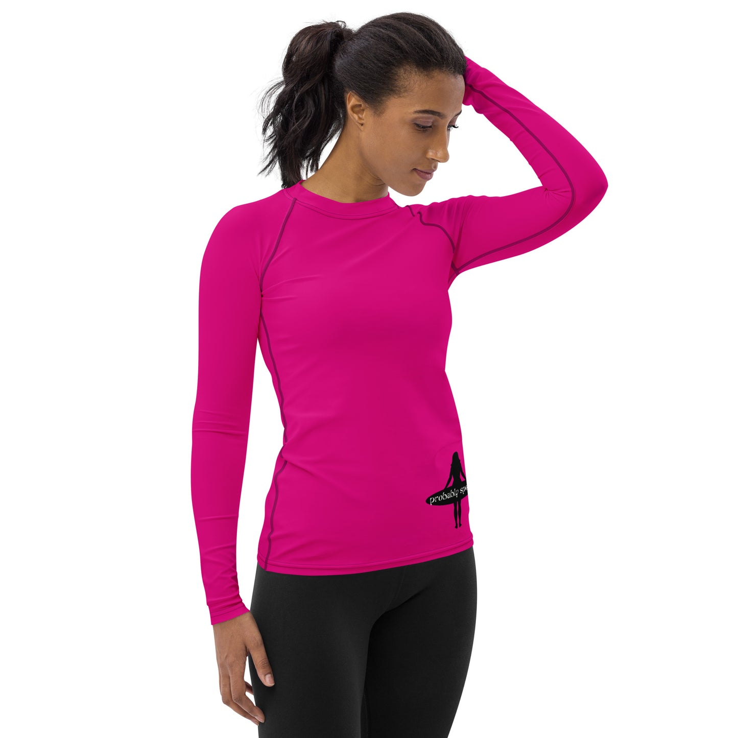 Vibrant Pink UPF+ 50 Rash Guard