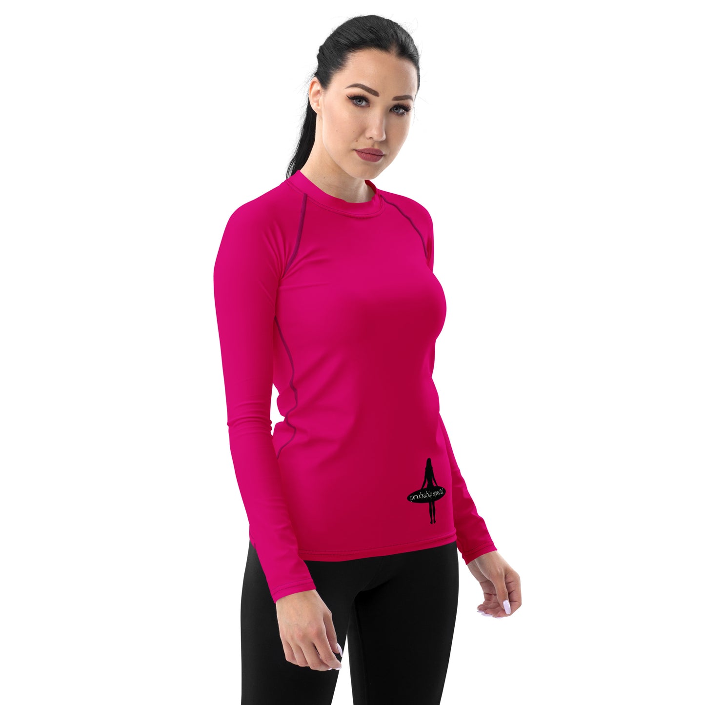 Vibrant Pink UPF+ 50 Rash Guard