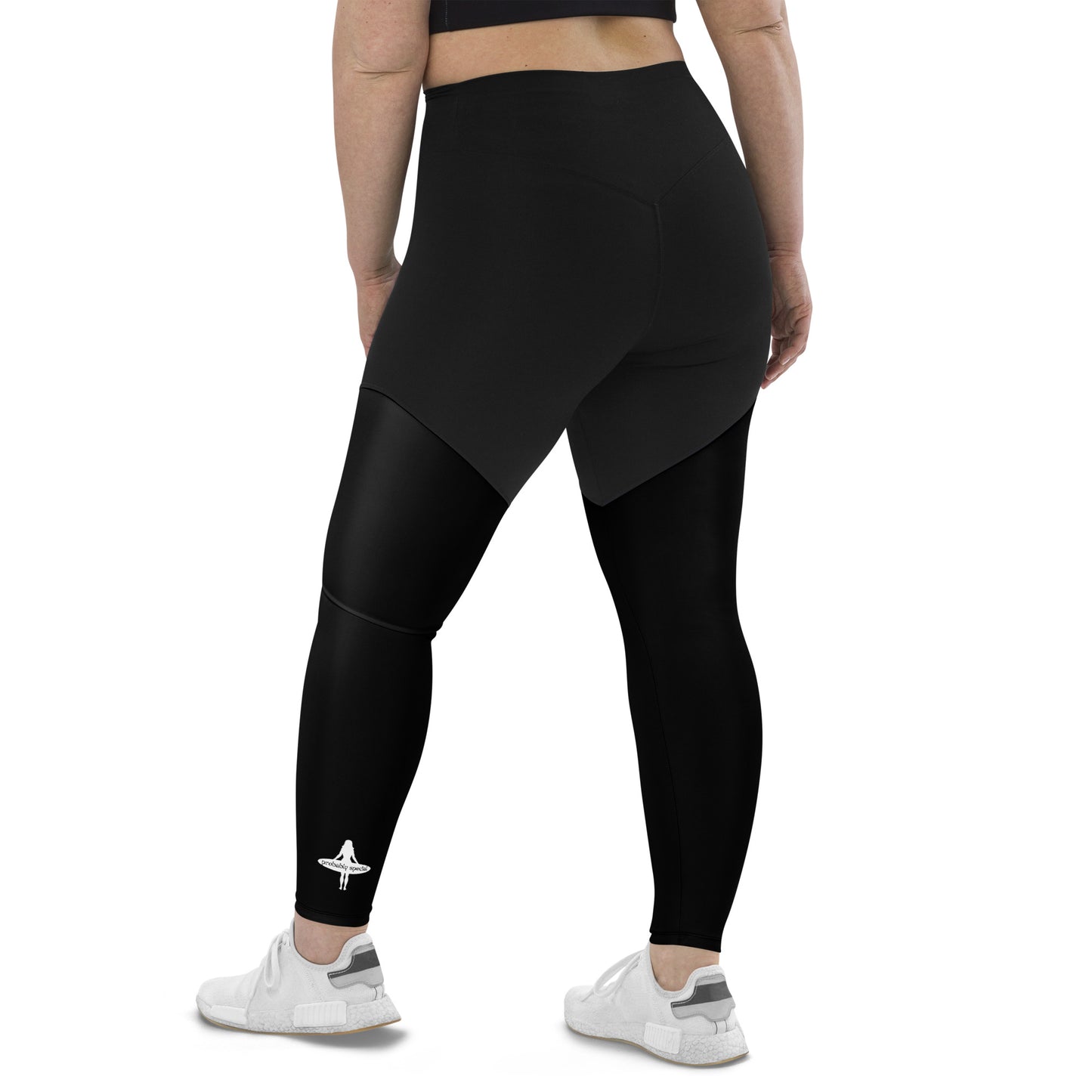 Classic Black Performance Leggings with Pocket