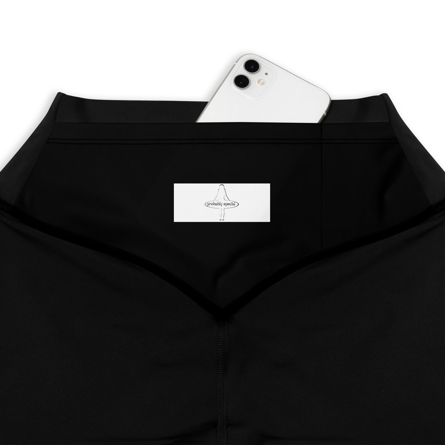 Classic Black Performance Leggings with Pocket